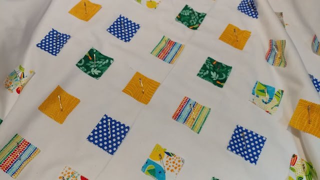 Quick and easy quilt as you go baby quilt