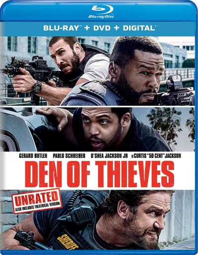 Den Of Thieves (2018) UNRATED 1080p BDRip Dual Latino-Inglés [Subt. Esp] (Thriller. Acción)