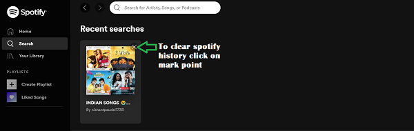 How to check Spotify History and How to clear Spotify History