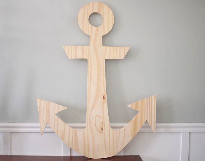 Coastal Anchor Wall Decor DIY Gina Michele