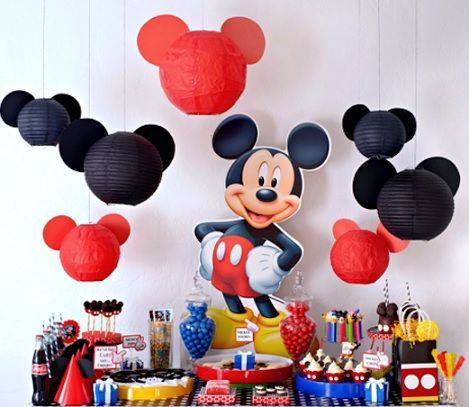 12 Centros de mesa de mickey mouse para fiestas infantiles ~ Mimundomanual