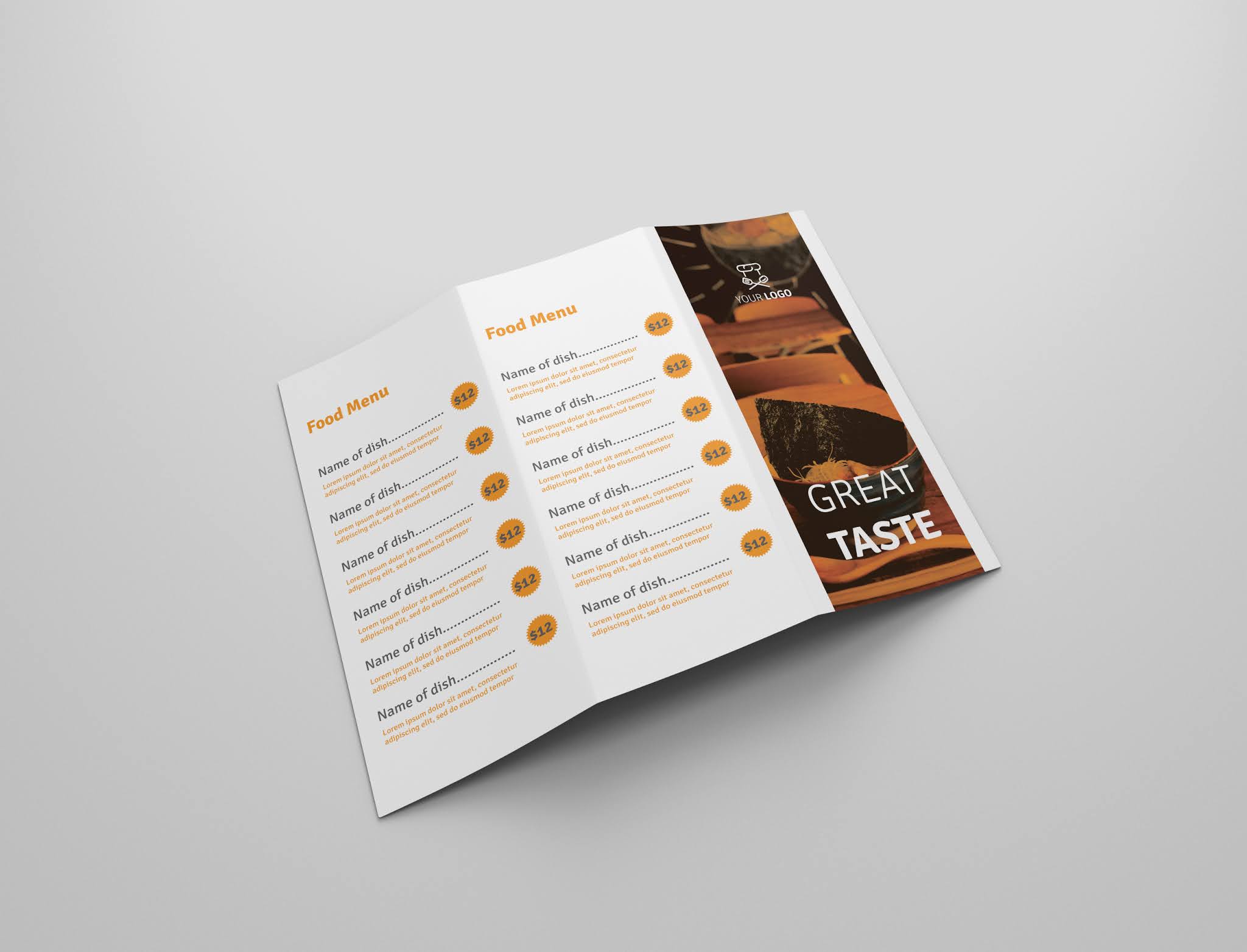 Download free restaurant brochure psd open source menu food psd free download 5