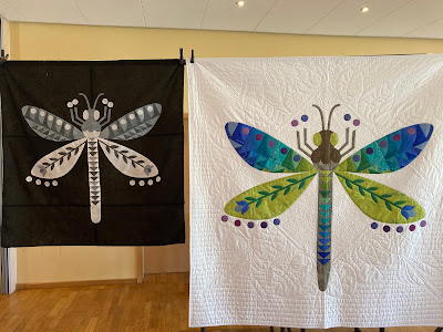 Meine Libelle neben dem Original von Allison Richter