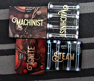 NYX oogschaduw palette Machinist collectie Steam Ignite