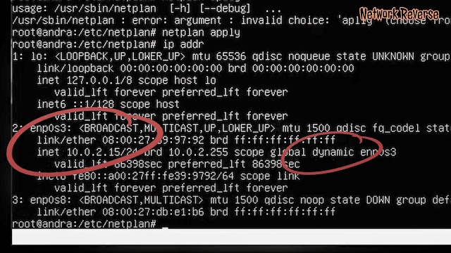 Ubuntu Server 20.04 LTS - Basic Network Configuration with netplan