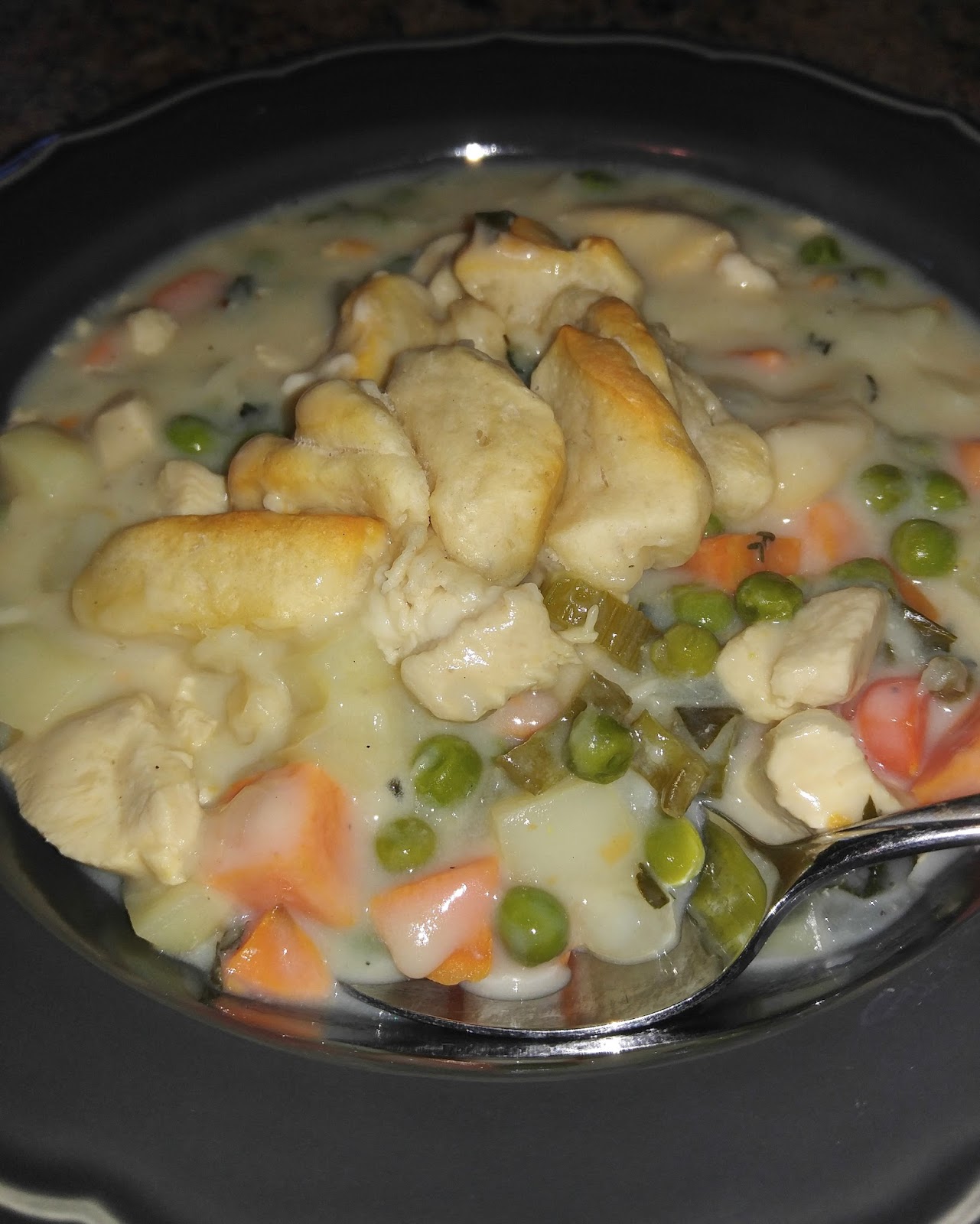 Rebecca's Amazing Creations Skinny Chicken Pot Pie Casserole
