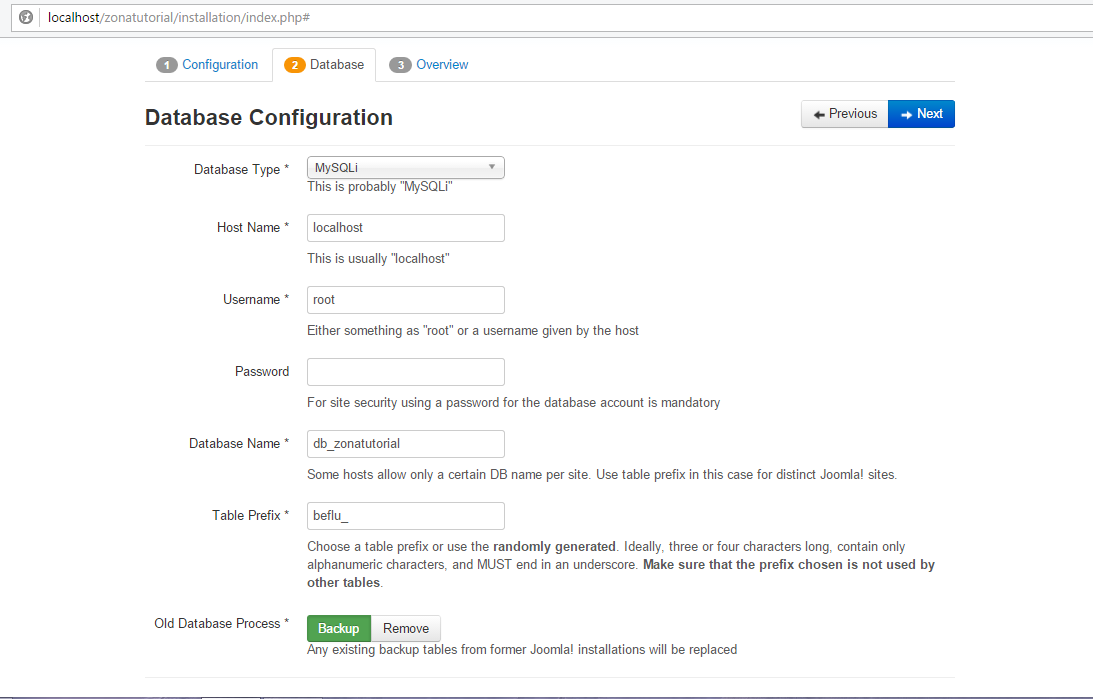 Tutorial Instal Joomla