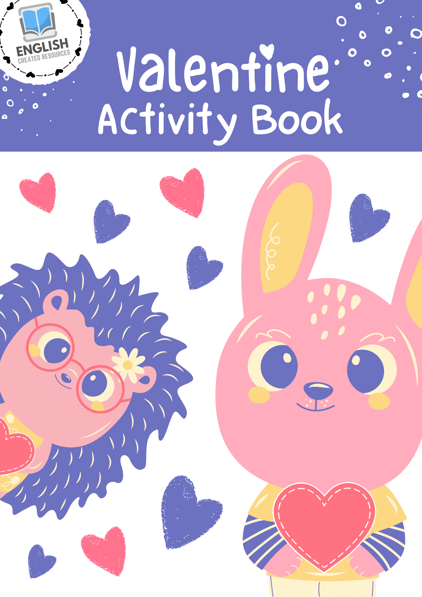 Valentine Activity Book For Kids