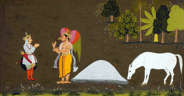 Amshuman and Garuda