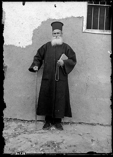 Portrait of orthodox priest, village Negochani (Niki)
