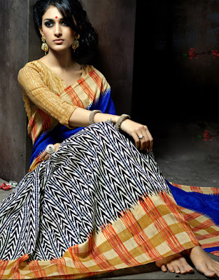 Latest Bhagalpuri Sari Designs