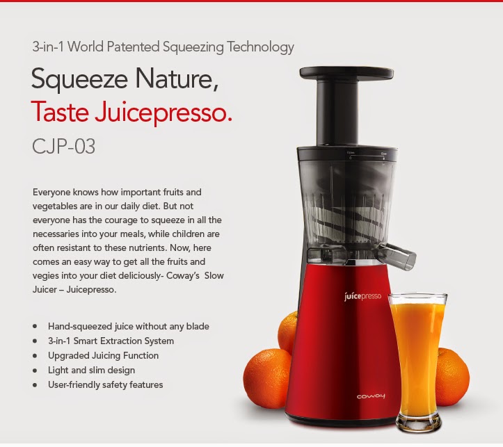 Coway Malaysia JUICEPRESSO CJP03