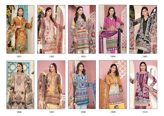 Gulnaaz vol 1 the Premium lawn Pakistani dress material catalog