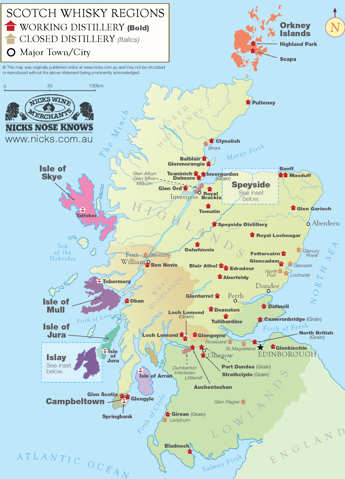 skotlannin kartta mushimalt: Tislaamot kartalla skotlannin kartta