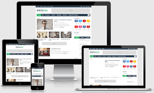 Ideas Mag Blogger Template - Free Download - slenTUBE