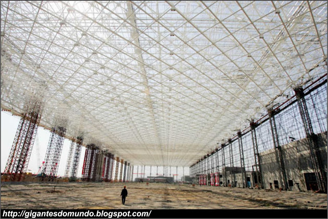 Construção do maior aeroporto do mundo