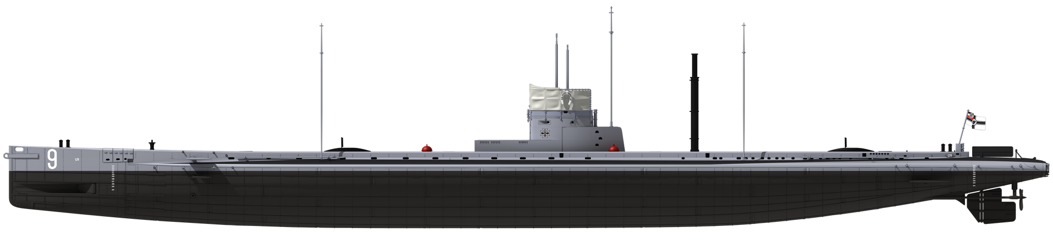 The Modelling News Das New Boat From Das Werk U Boat Sm U 9 German Wwi Petroleum Electric U Boat In 1 72nd Scale