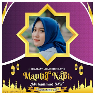 bingkai twibbon maulid nabi muhammad 1443 h - kanalmu