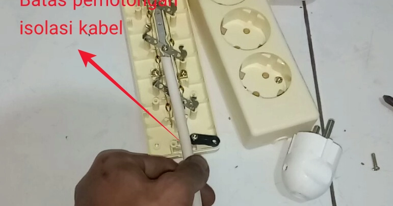 Cara pemasangan kabel colokan stop kontak dan steker