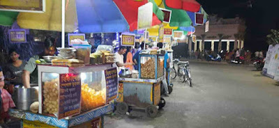 Food Stalls At Chandannagar strand