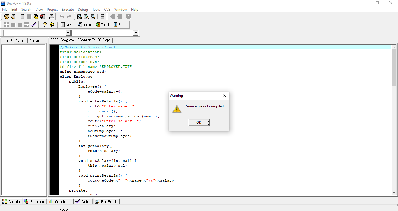 Cs201 assignment 2 solution file fall 2019 02 picture