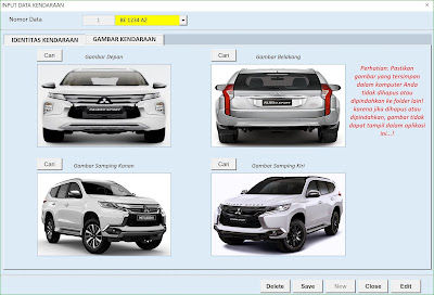 Aplikasi Excel Perawatan Kendaraan Dinas