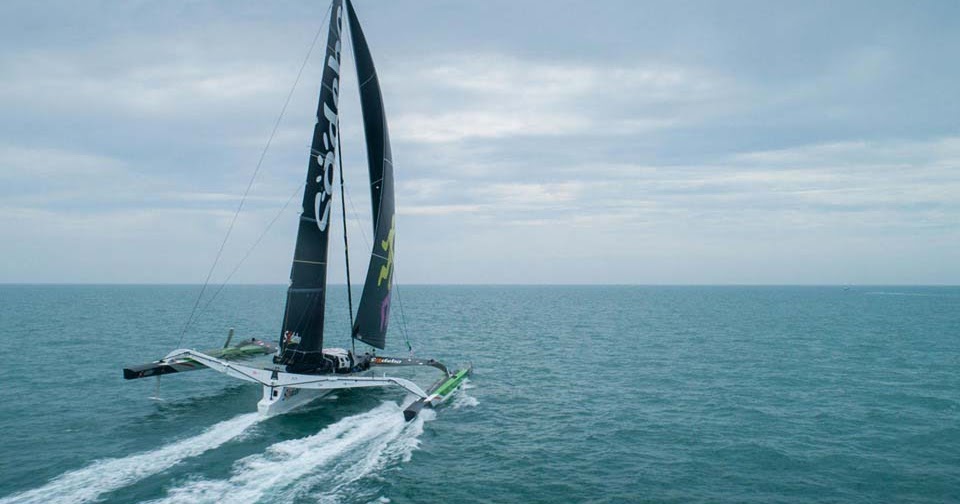Maya Et Thomas Sont Sur Un Bateau Sodebo Ultim 3 vers une version 2 de l'Ultim de Thomas Coville