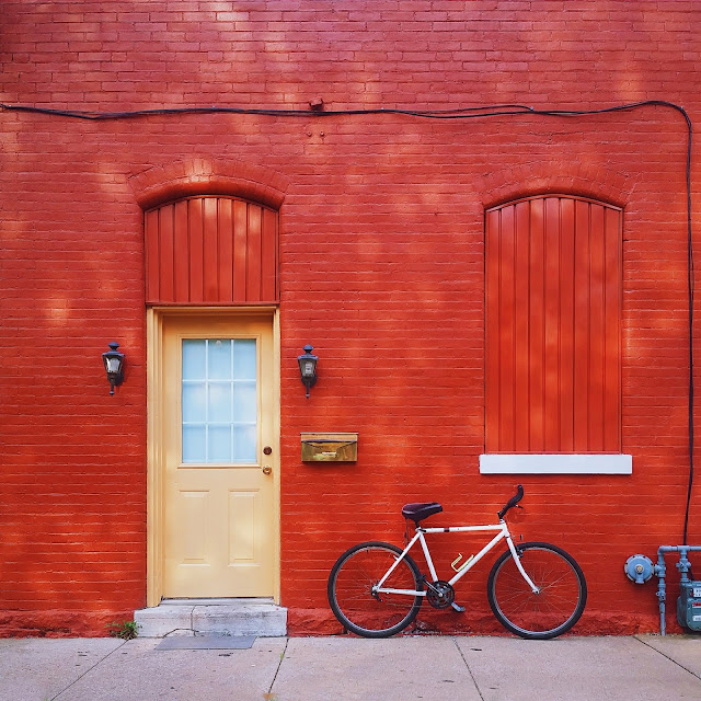 Yellow front door