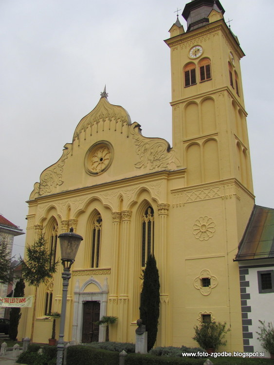 Novo mesto, frančiškanska cerkev sv. Lenarta Slovenija, Dolenjska