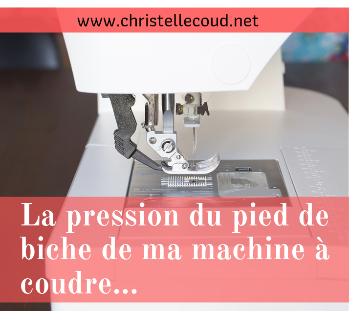 Christelle Beneytout : le blog: Machine à Coudre : la pression du