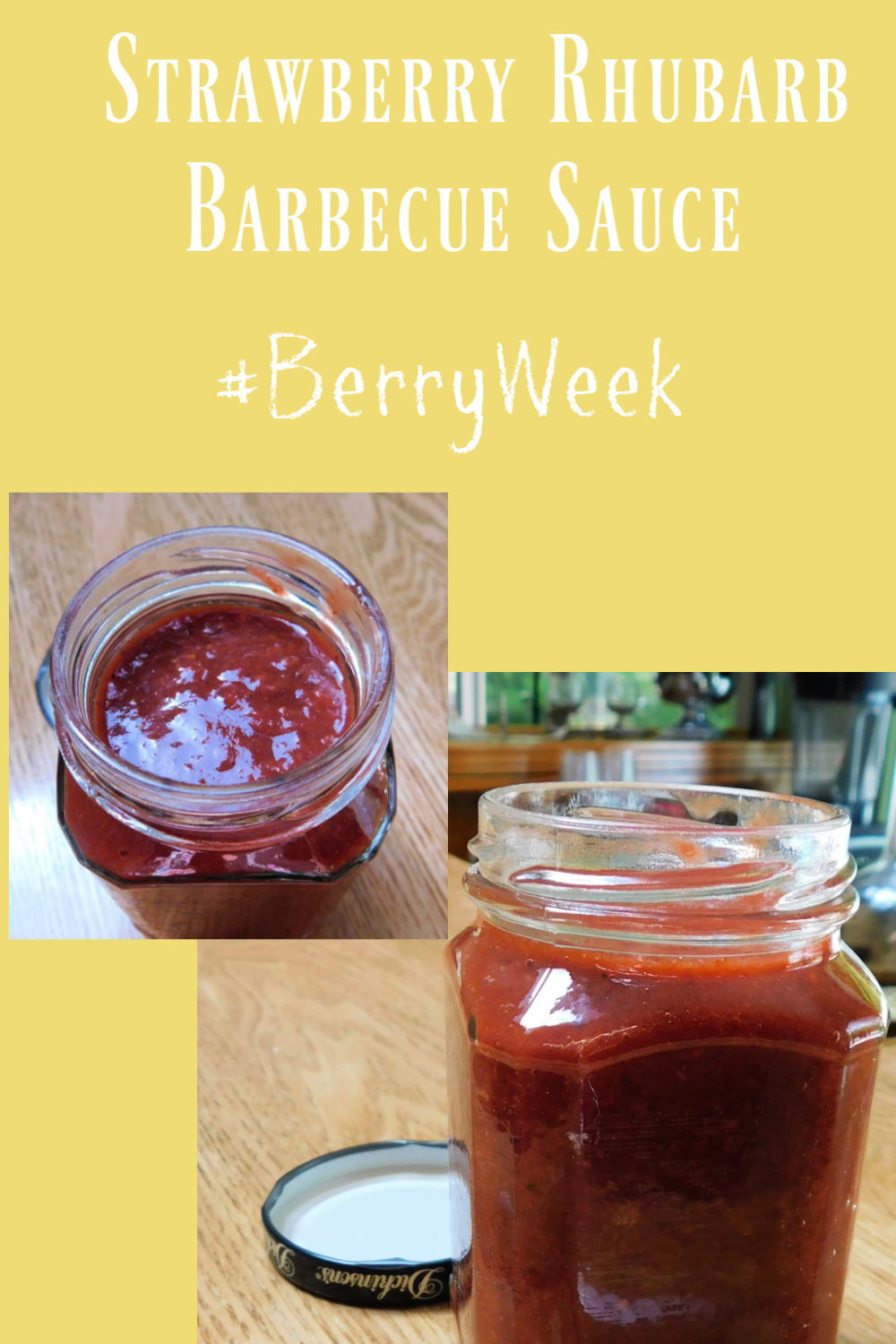 A Day in the Life on the Farm Strawberry Rhubarb BBQ Sauce BerryWeek