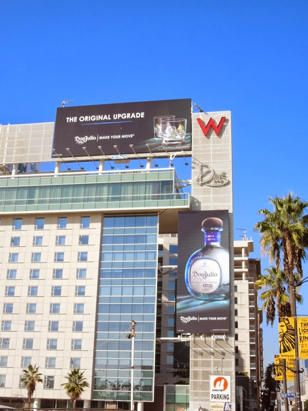 Don Julio Tequila Make your move billboards Hollywood