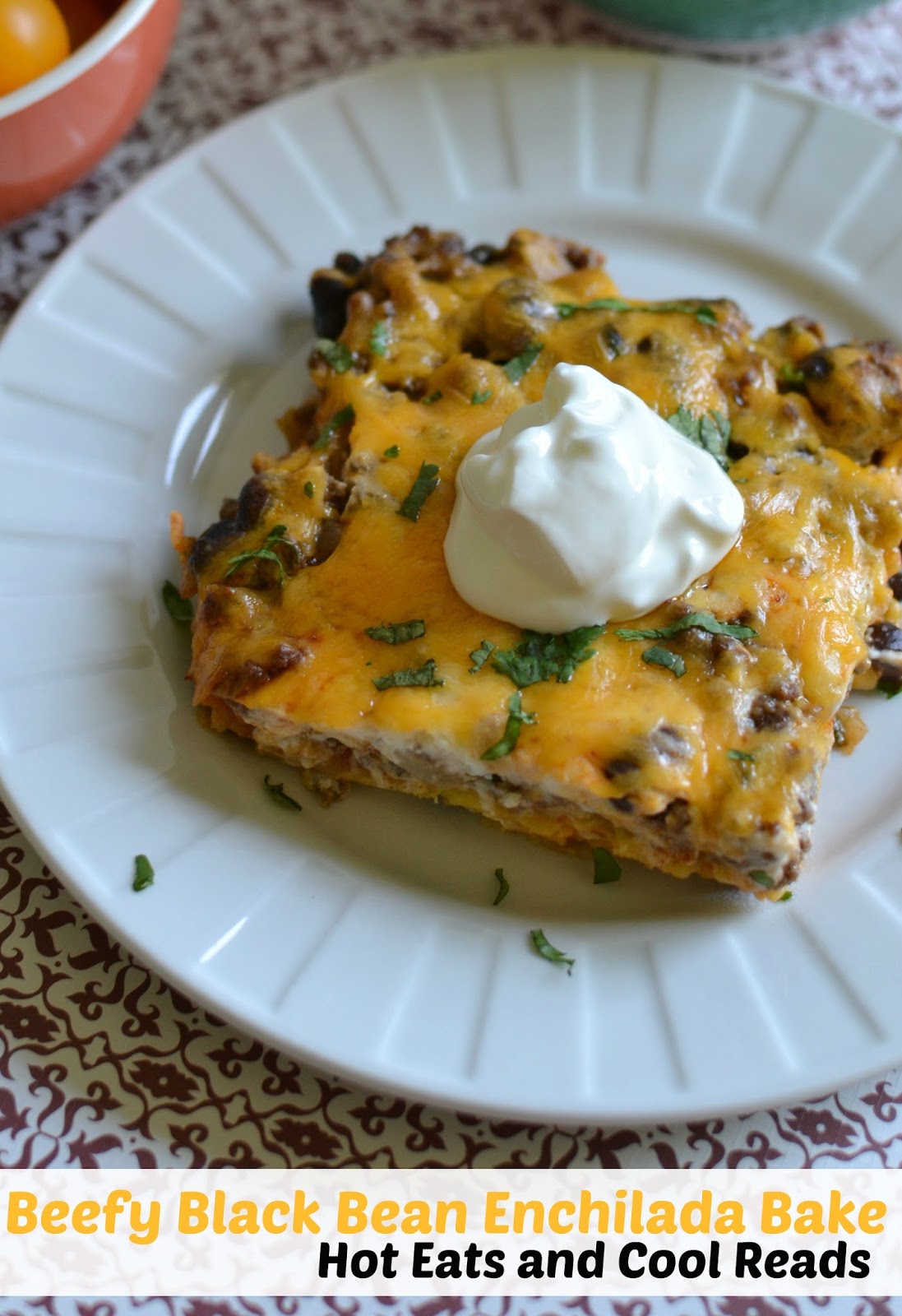 Beefy Black Bean Enchilada Bake Recipe