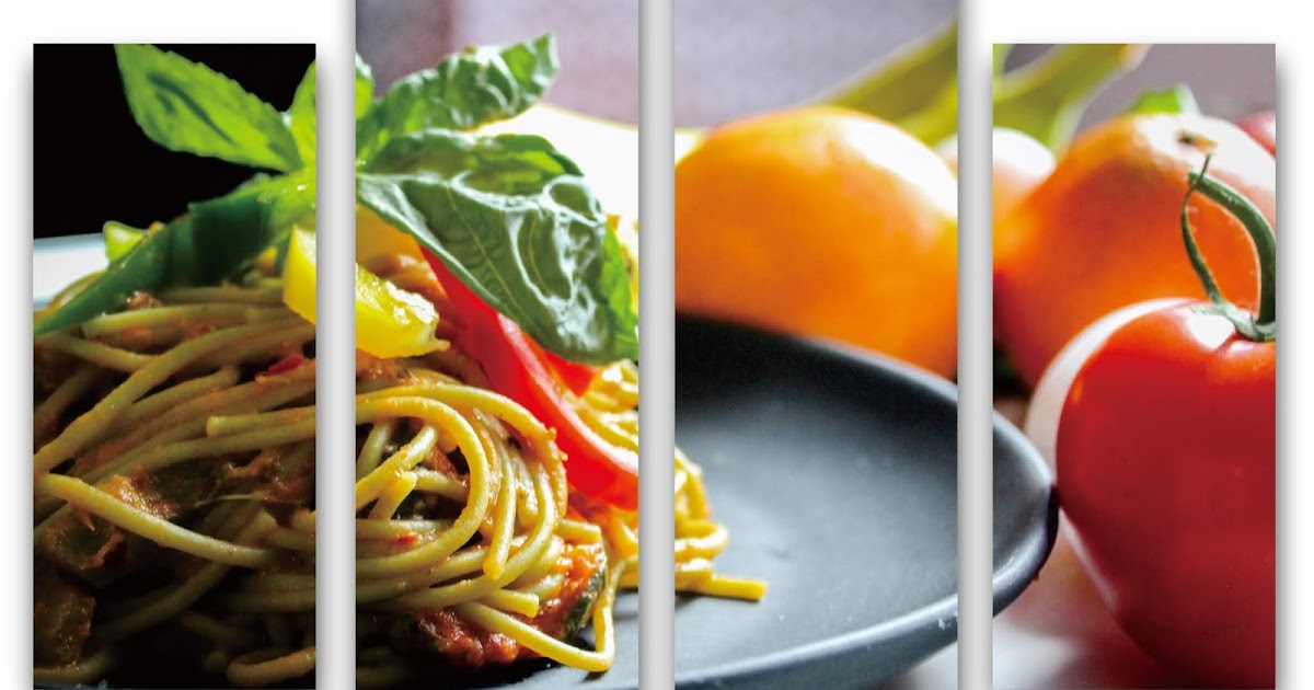 Hiasan Dinding Segmen Motif Eat Food Spageti Untuk Ruang ...