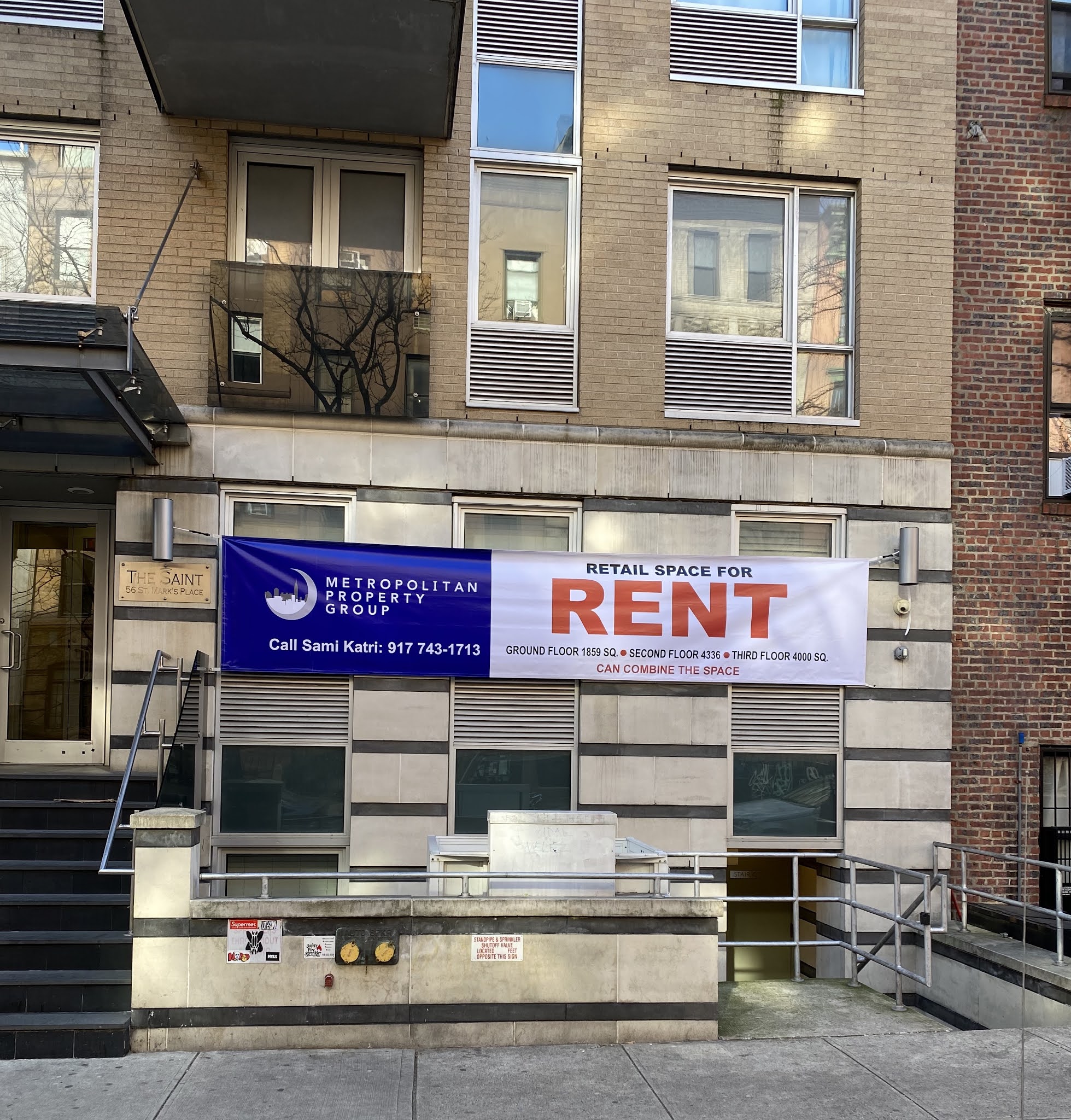 EV Grieve Carving out a retail space at 56 St. Mark's Place