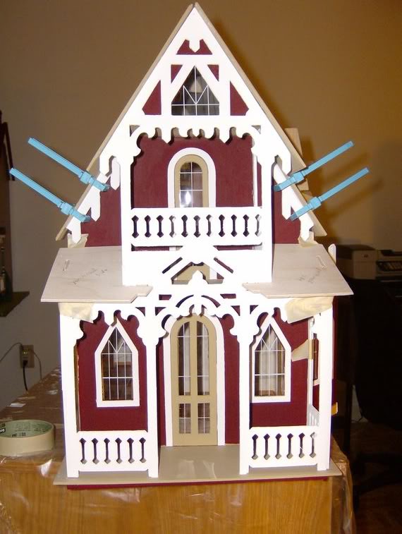 More Minis Dollhouses The Vineyard Cottage Dollhouse Day 4