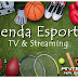 Agenda esportiva  da Tv  e Streaming, segunda, 06/12/2021