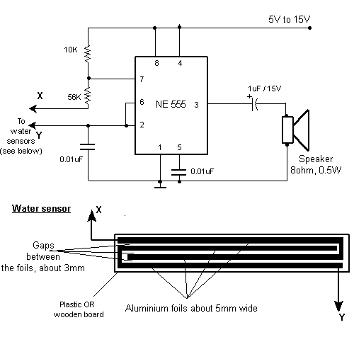 Rain Detector Circuit