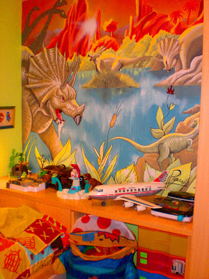 Decoraciones y mas: Una Habitación Decorada con Dinosaurios en el 2013