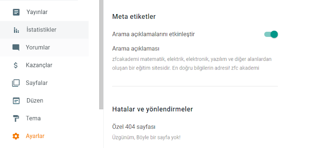 BLOGGER DİNAMİK META ETİKETLERİ NASIL YAPILIR