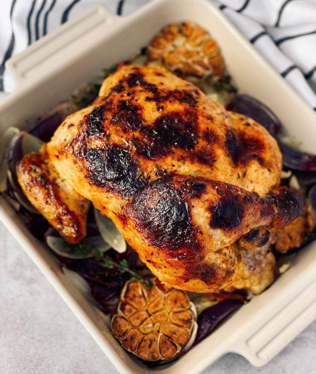 SRIRACHA AND MAYONNAISE ROAST CHICKEN