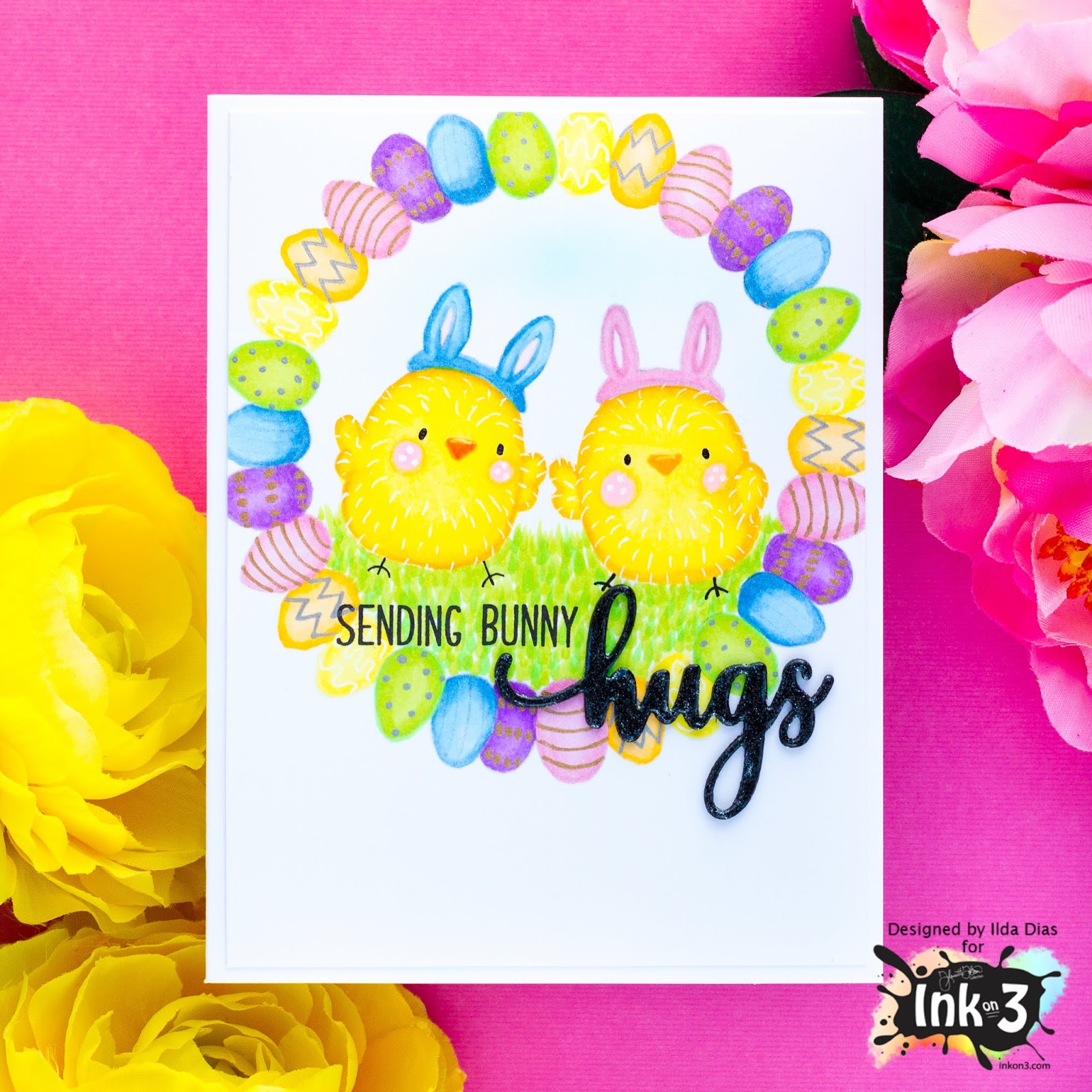 I Love Doing All Things Crafty Easter Bunny Hugs Card Ink On 3