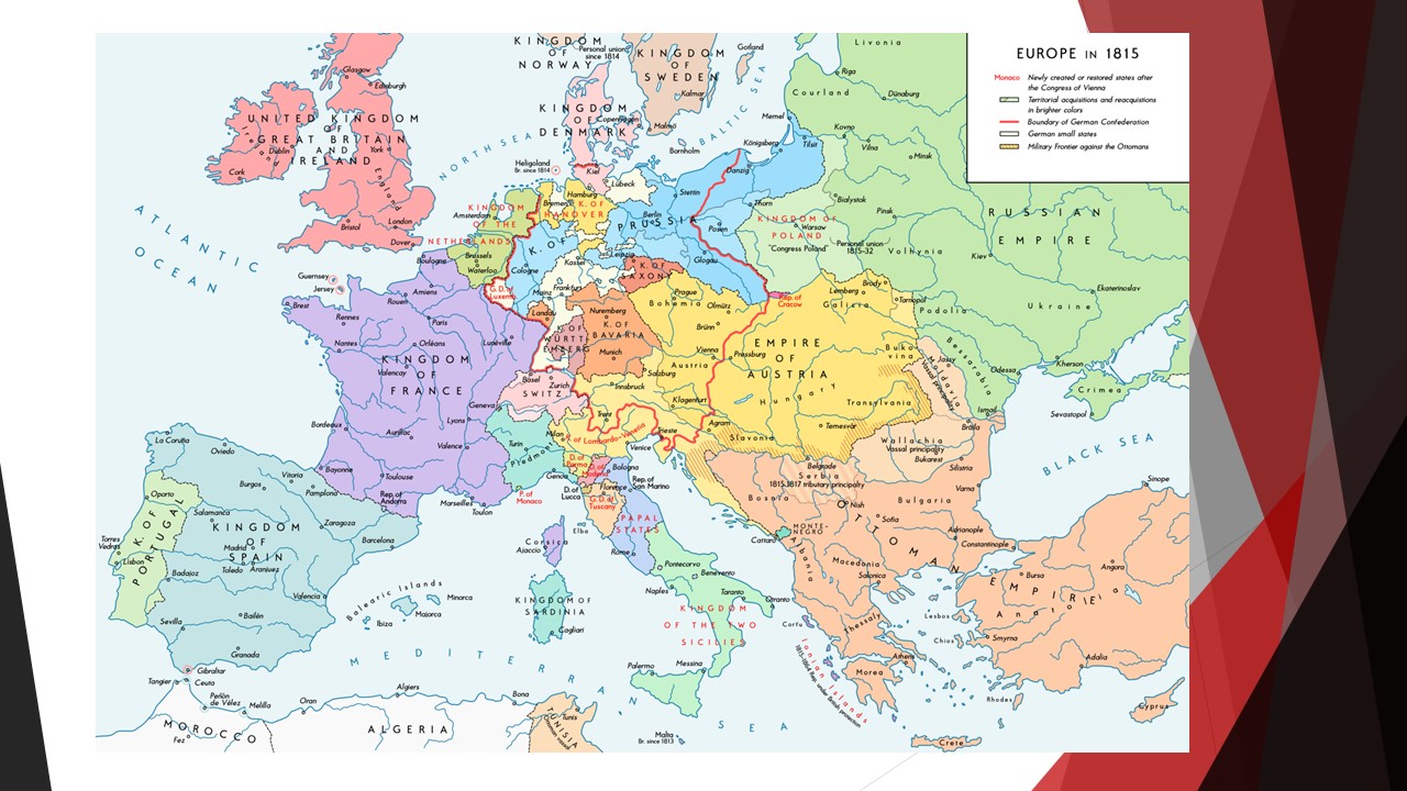 Карта европы 1812 года на русском языке
