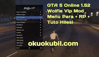 GTA 5 Online 1.52 Wolfie Vip Mod Menu Para + RP + Tuto Hilesi 2020