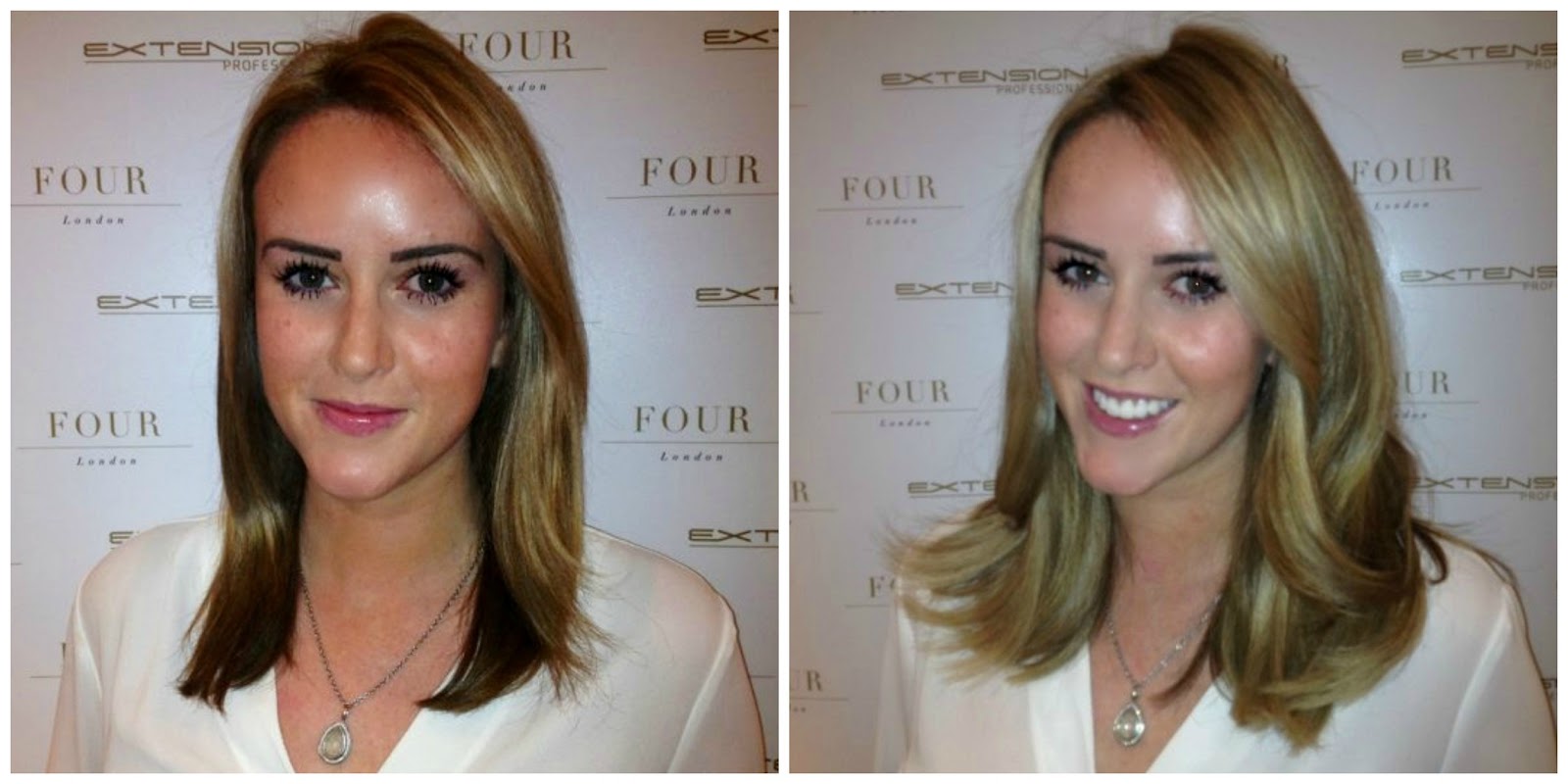 Pro Volume Extension Professional Hair Extensions by Louise Bailey at FOUR  London | Before and After Photos and Review | Jennifer Rosellen