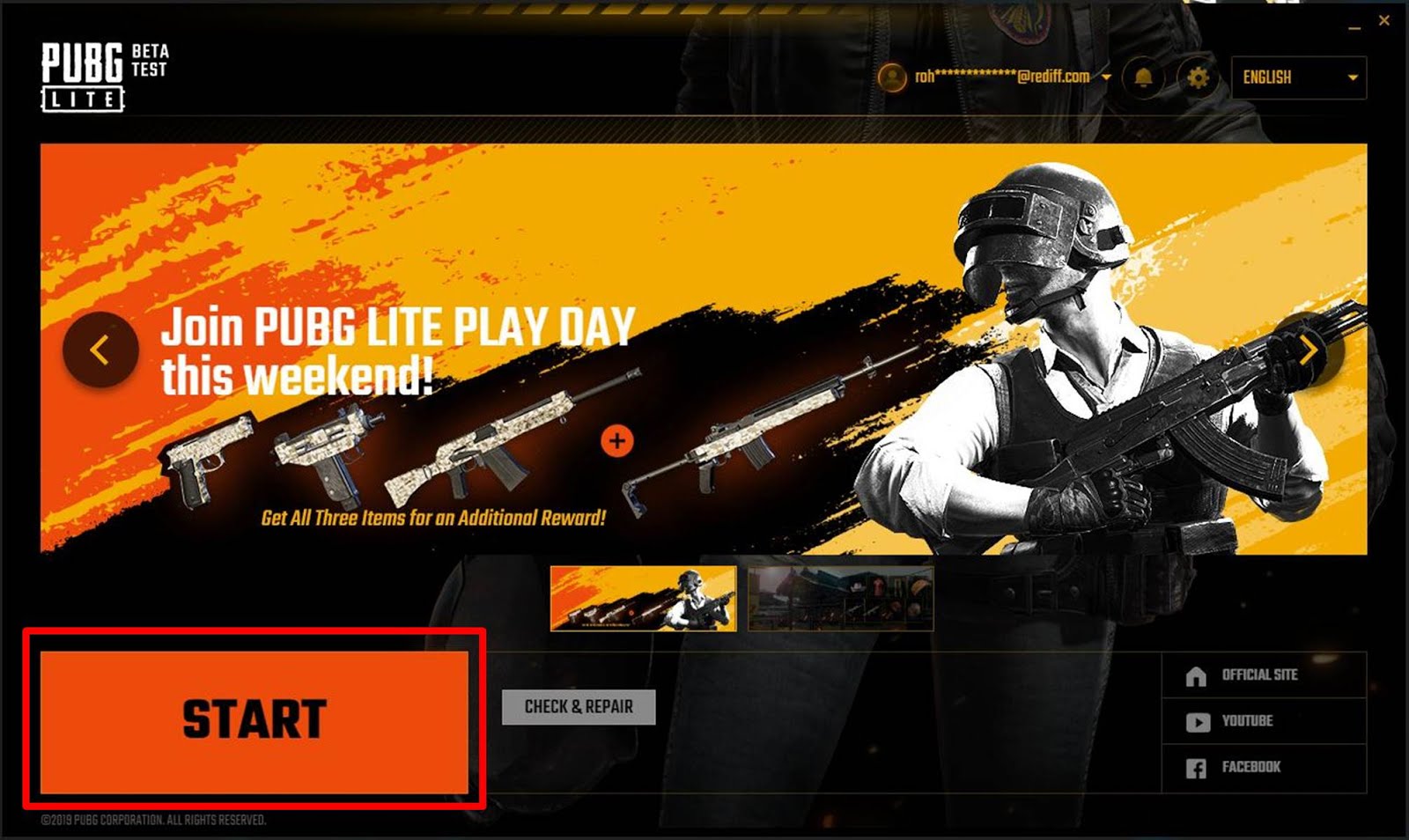 Download launcher ini fail 0x500000003 pubg