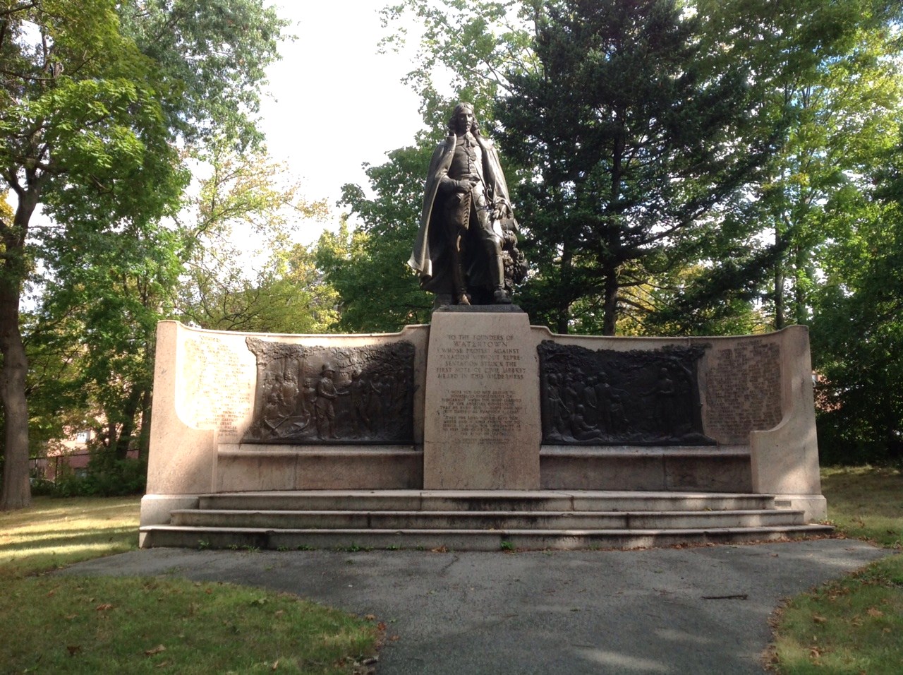 Life From The Roots: Founder's Monument -- Watertown, Massachusetts