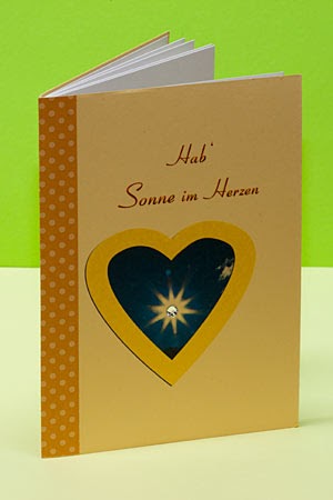 Bastelhandwerk.at: Sprüchebüchlein mit dem Titel &ldquo;Hab&rsquo; Sonne im Herzen&rdquo;