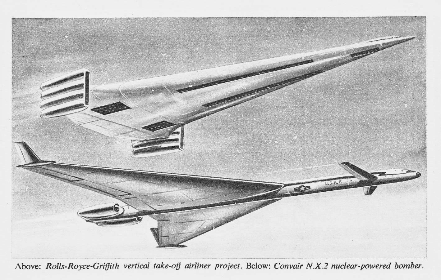 Convair N.X.2 nuclear powered bomber