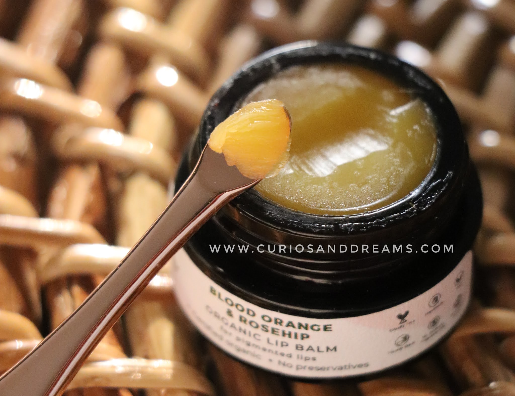 Juicy Chemistry Blood Orange & Rosehip Lip Balm Curios and Dreams